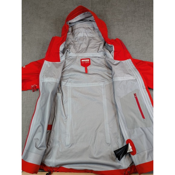 NWT Marmot Rain Jacket Womens XS Red Starfire Lightweight Zip Waterproof Hooded - Picture 4 of 9